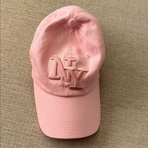 Pink NY Embroidered Cap